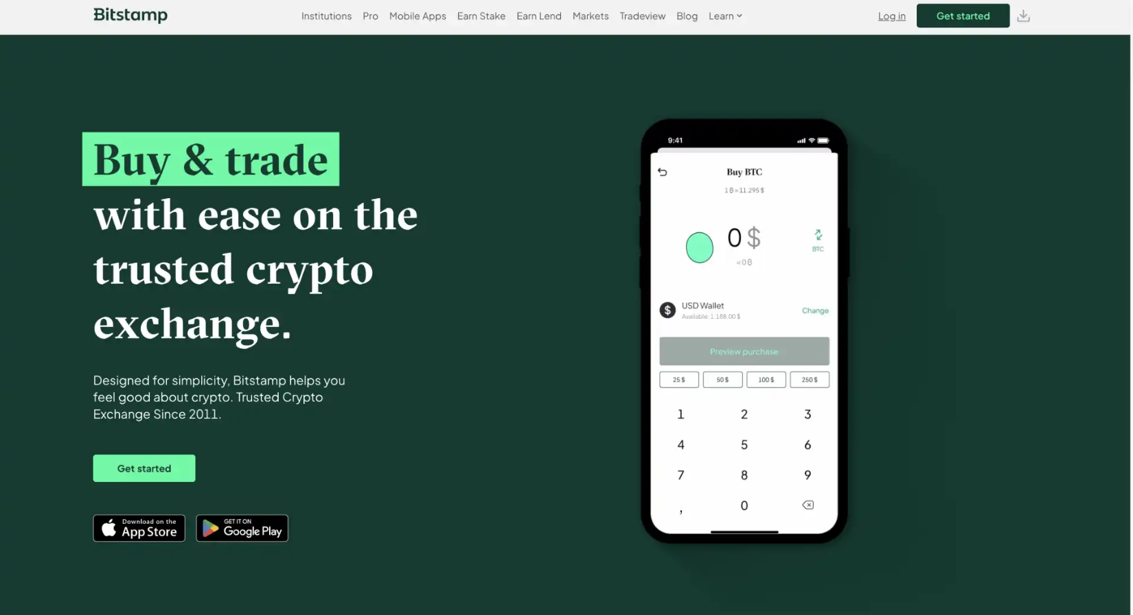 Bitstamp Review in 2025: Pros, Cons, and Features