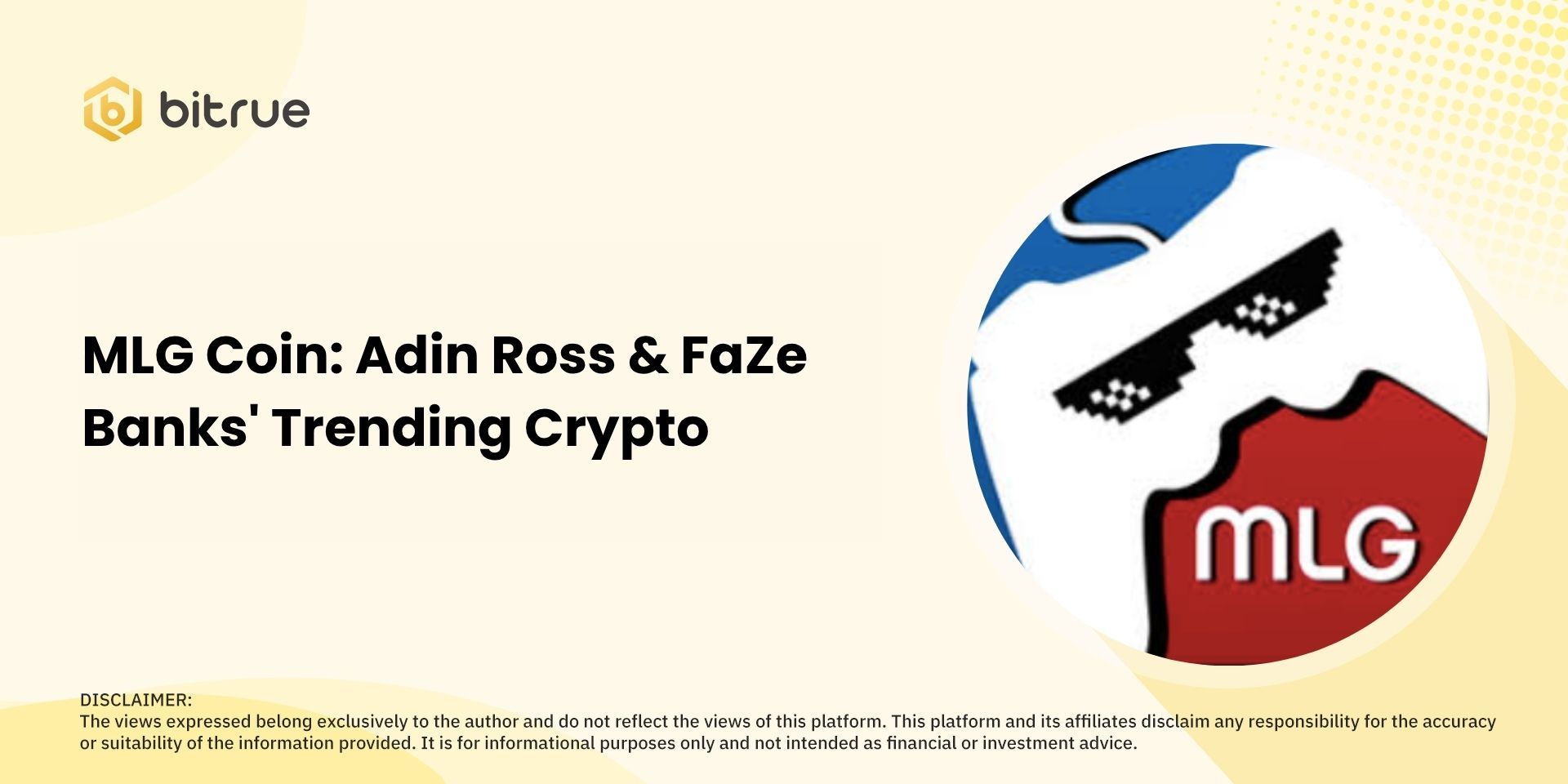 MLG Coin: Adin Ross & FaZe Banks' Trending Crypto