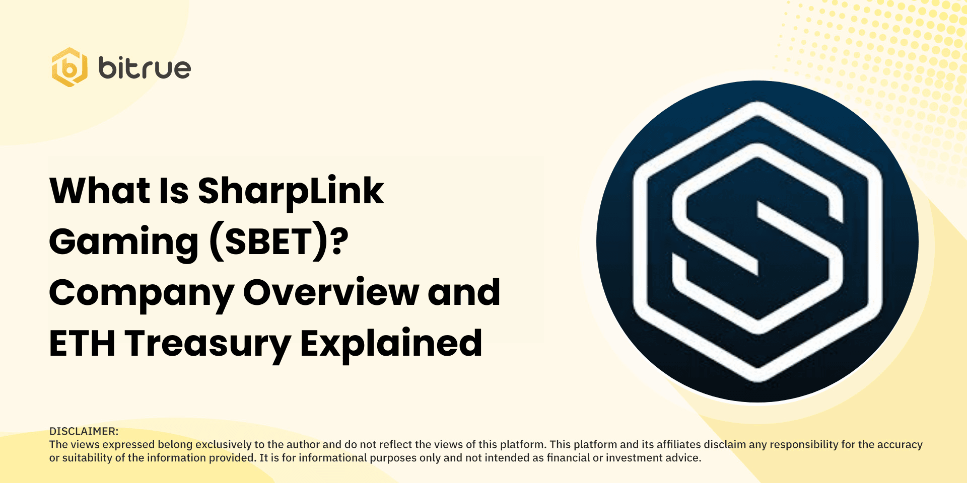 What Is SharpLink Gaming (SBET)? Company Overview and ETH Treasury Explained