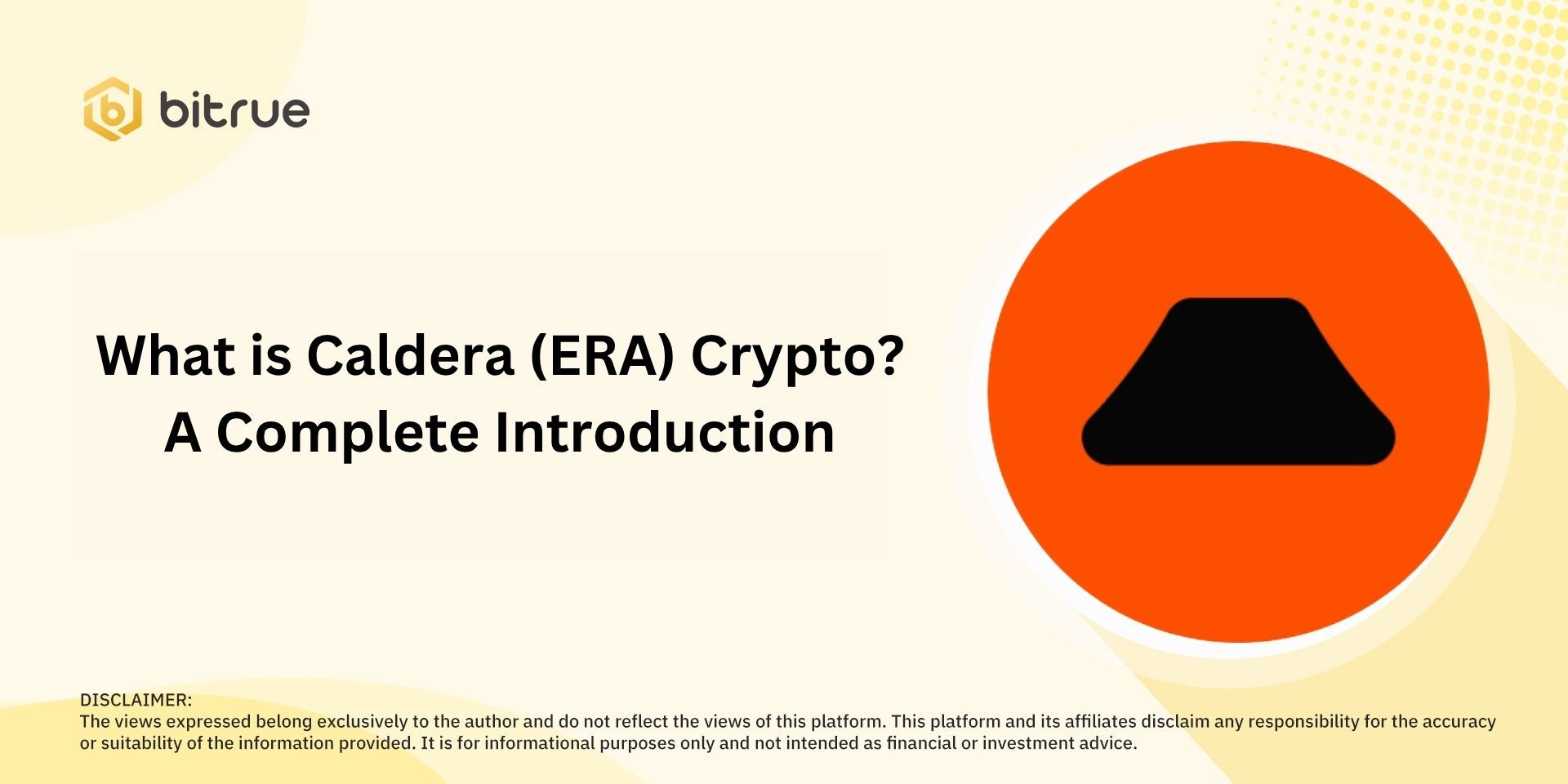What is Caldera (ERA) Crypto? A Complete Introduction