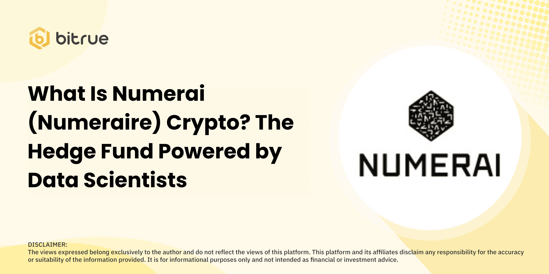 What Is Numerai (Numeraire) Crypto? The Hedge Fund Powered by Data Scientists