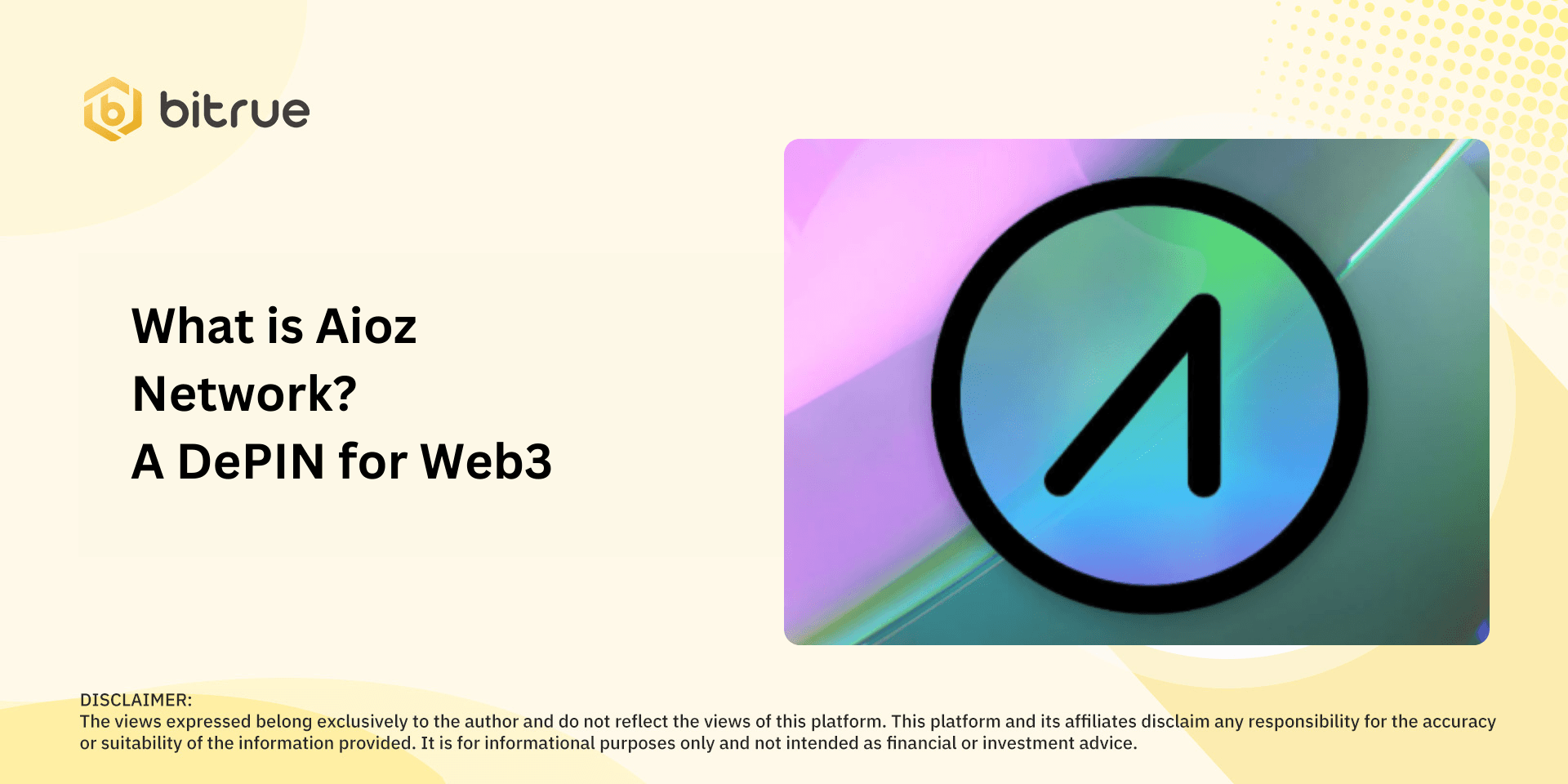 What is Aioz Network? A DePIN for Web3