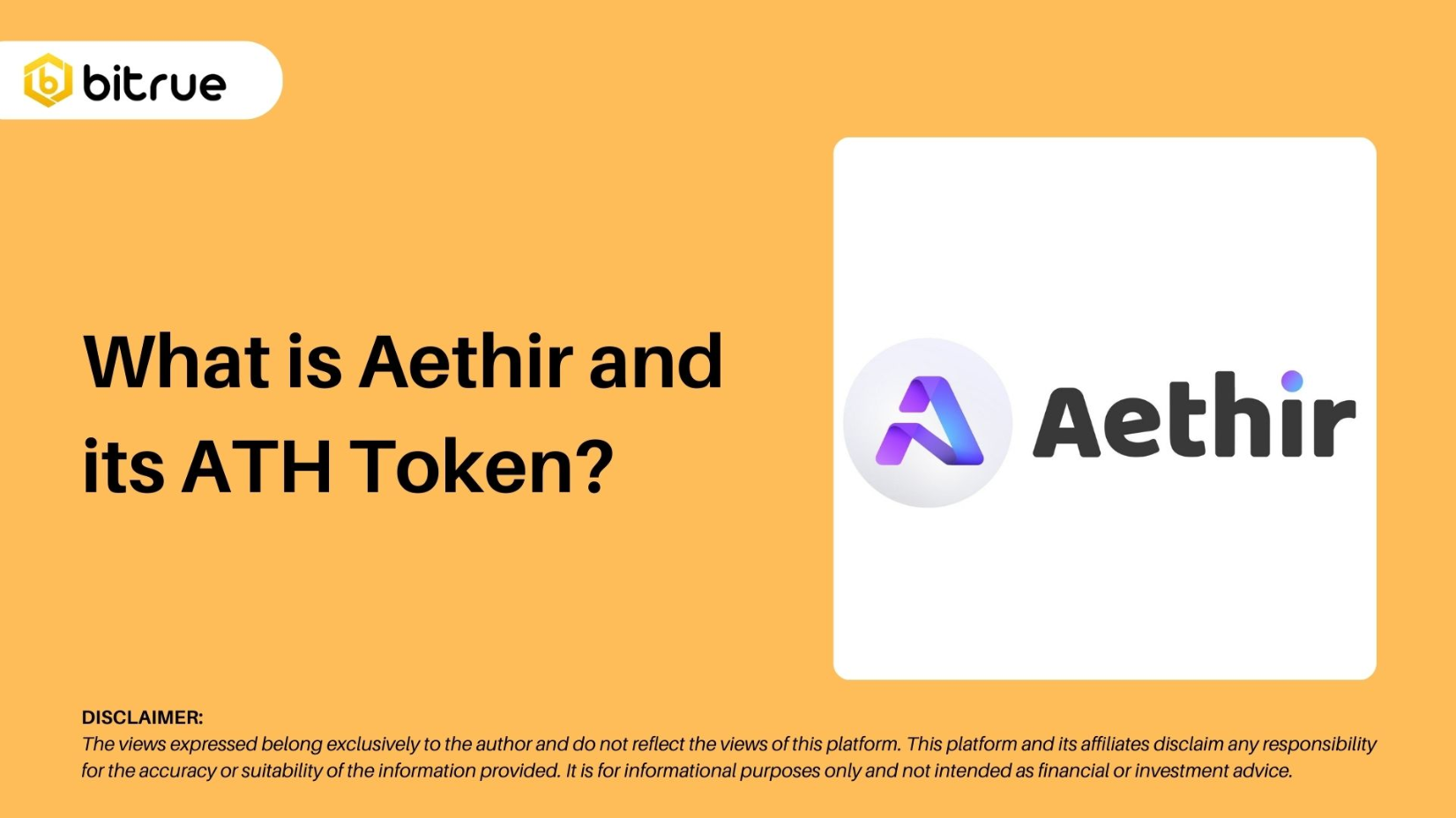 What is Aethir and its ATH Token?