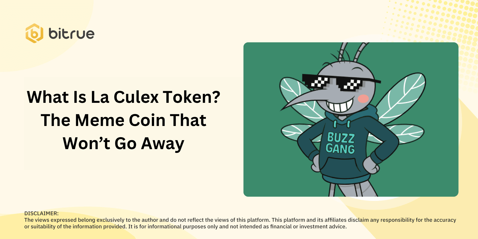 What Is La Culex Token? The Meme Coin That Won’t Go Away