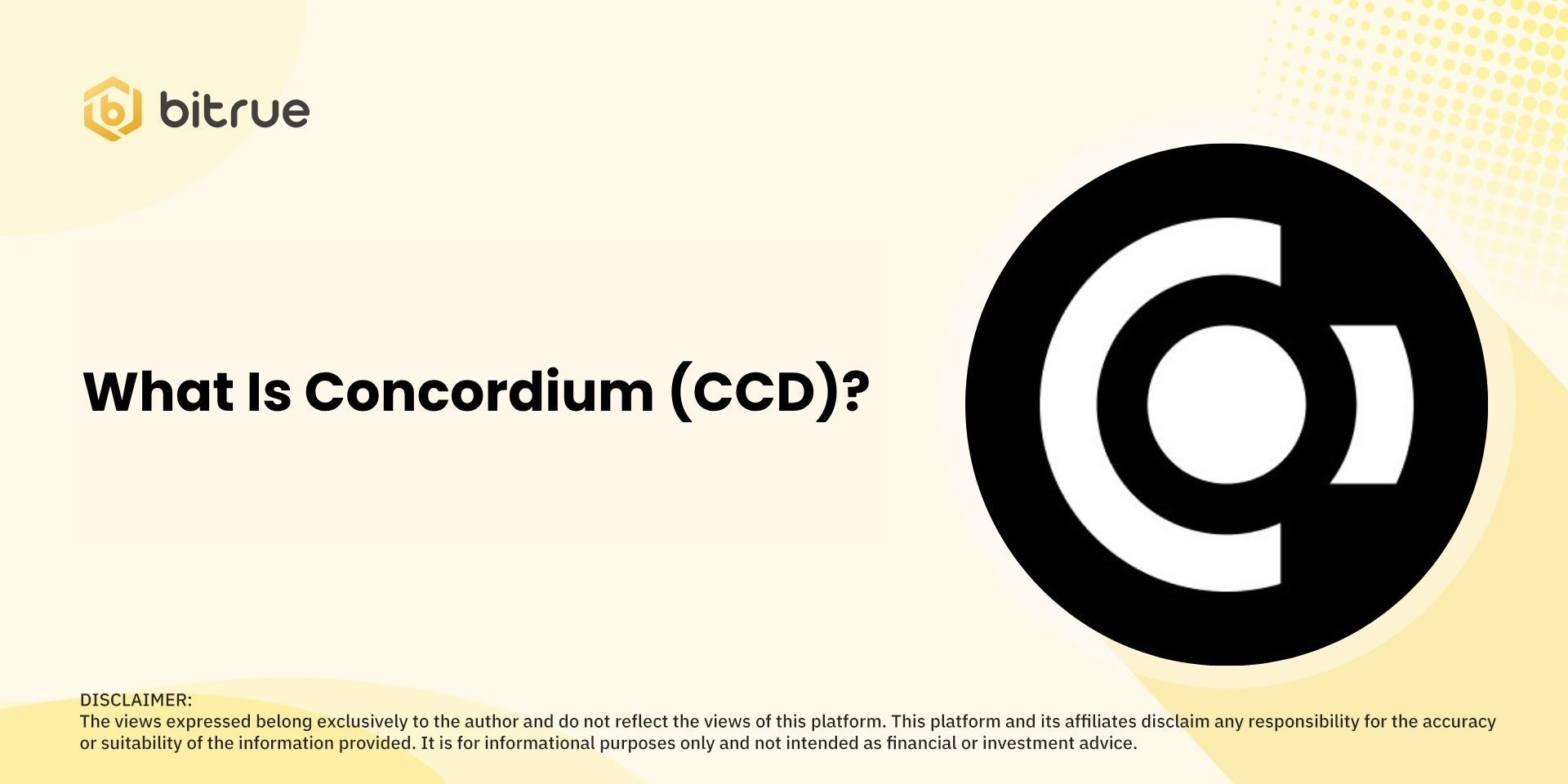 What Is Concordium (CCD)? The Layer-1 Blockchain for ID and Privacy in Web3