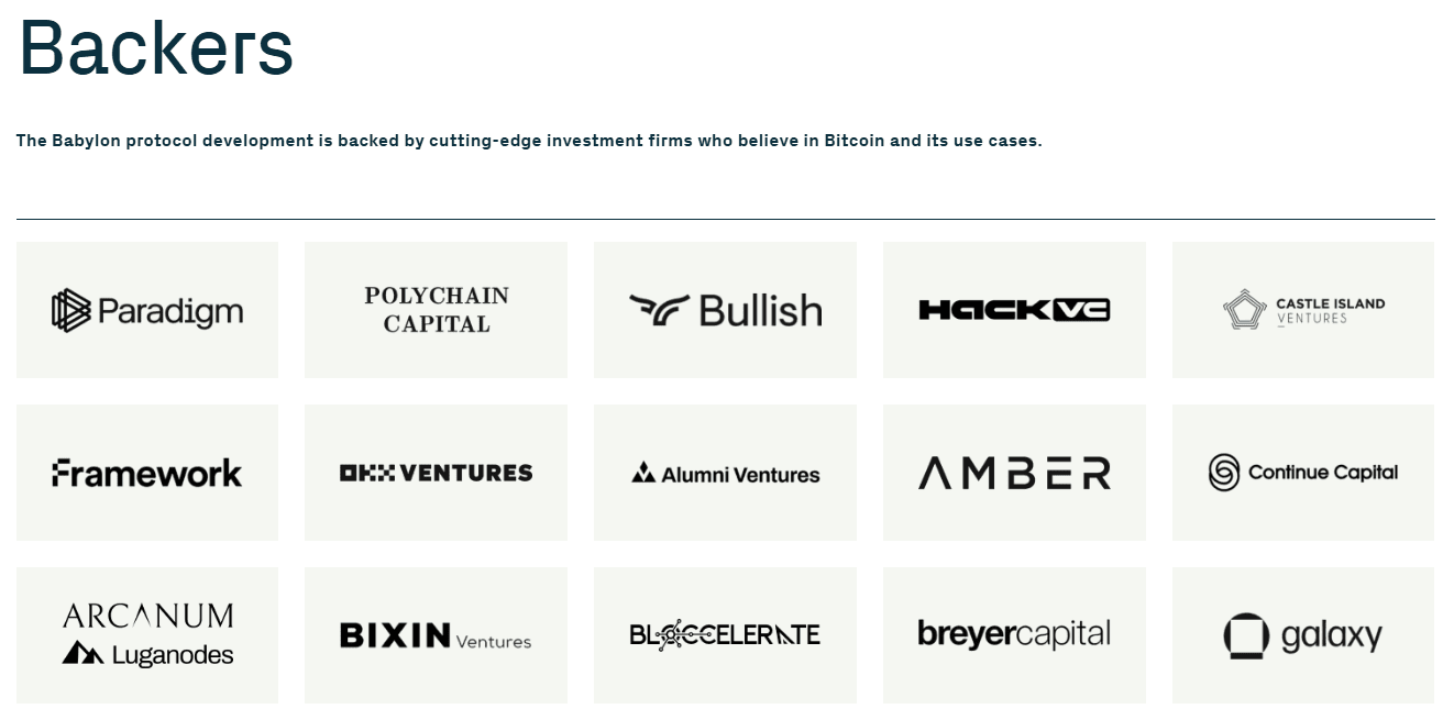 What is Babylon (BABY)? How to participate in receiving Airdrop rewards through Binance HODLer Airdrops