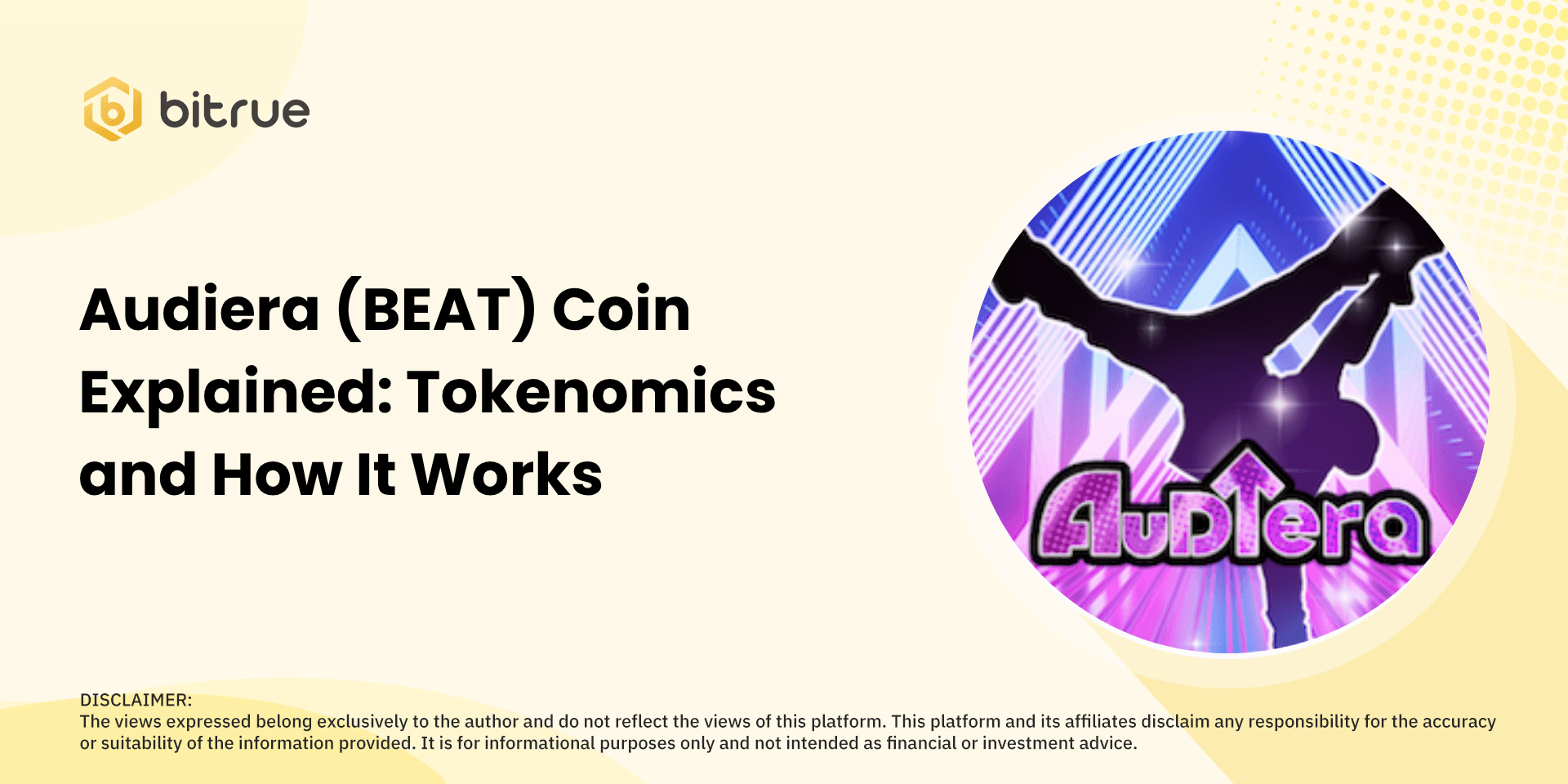 Audiera (BEAT) Coin Explained: Tokenomics and How It Works