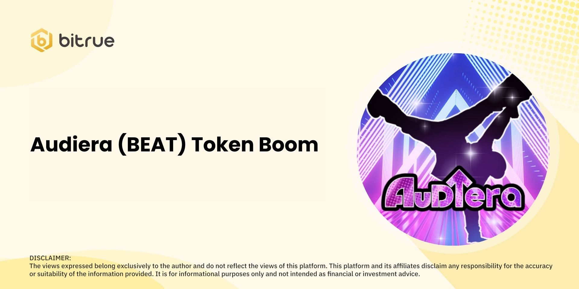Audiera Token Boom: What Investors Should Know About BEAT’s Surge