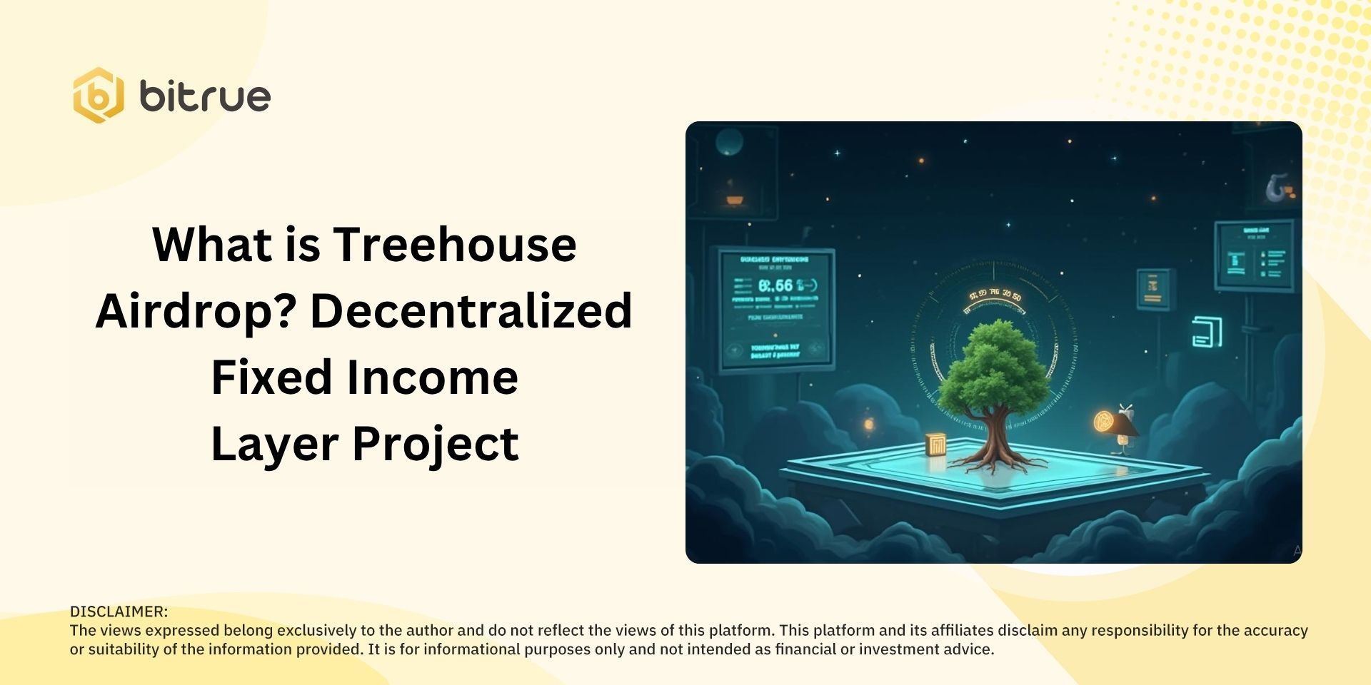 What is Treehouse Airdrop? Decentralized Fixed Income Layer Project