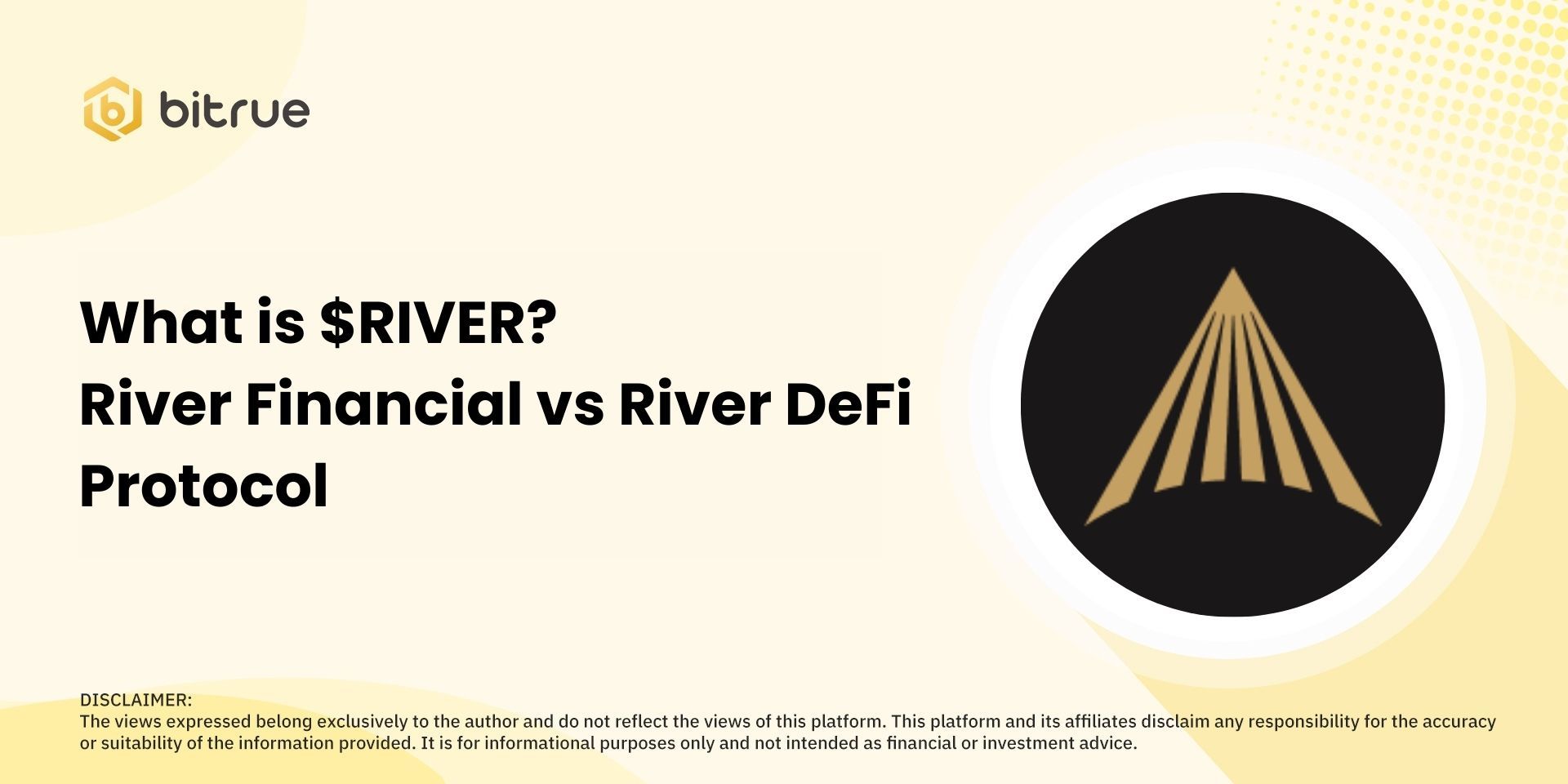 What is $RIVER? River Financial vs River DeFi Protocol