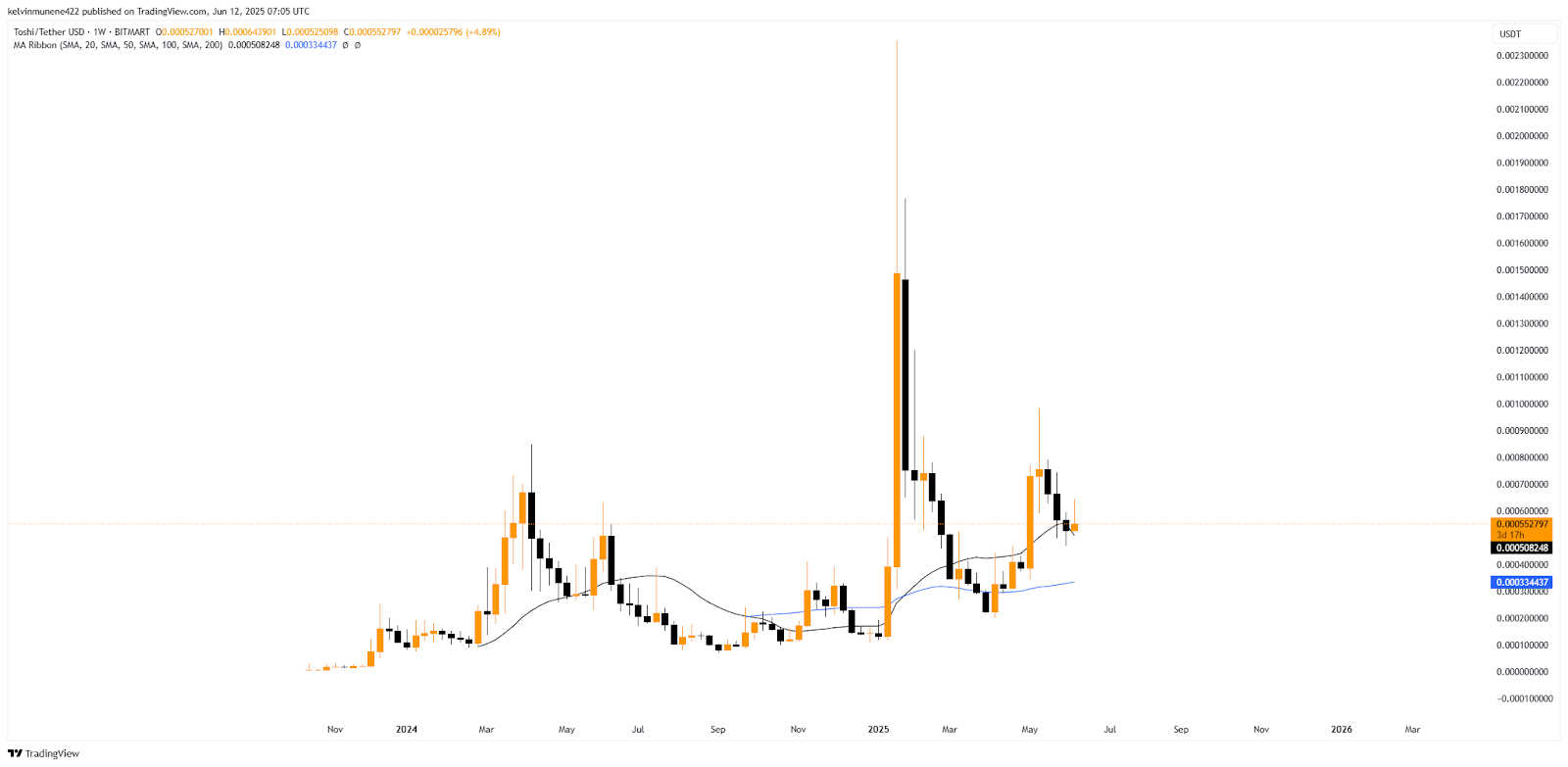 Toshi Price Prediction 2025-35: Will It Hit <img.10 by 2035?