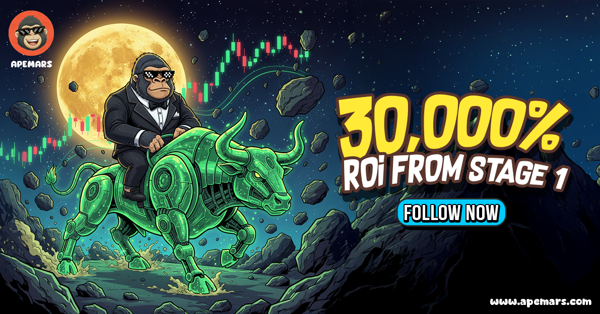 APEMARS New Crypto Coin Rallies, While Bitcoin and Stellar Sideline APEMARS New Crypto Coin Rallies, While Bitcoin and Stellar Sideline