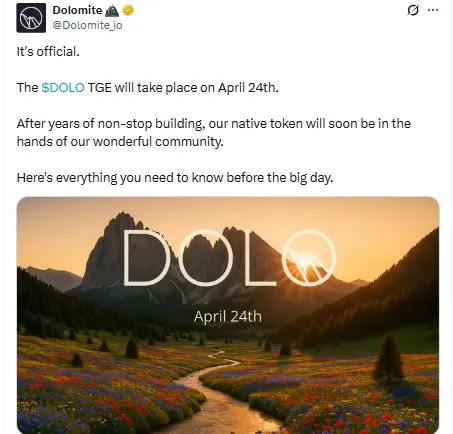 Dolomite Listing Date Today: Will $DOLO Pump or Dump on Day 1? Dolomite Listing Date Today: Will $DOLO Pump or Dump on Day 1?