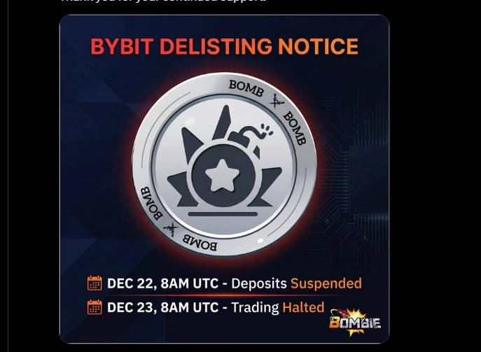 Bybit Delist $BOMB Token: Bombie Price Crash 40%, What Next?
