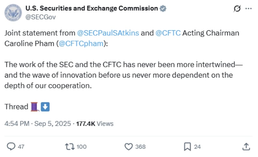 SEC and CFTC Push for 24/7 Capital Markets in Historic Joint Statement