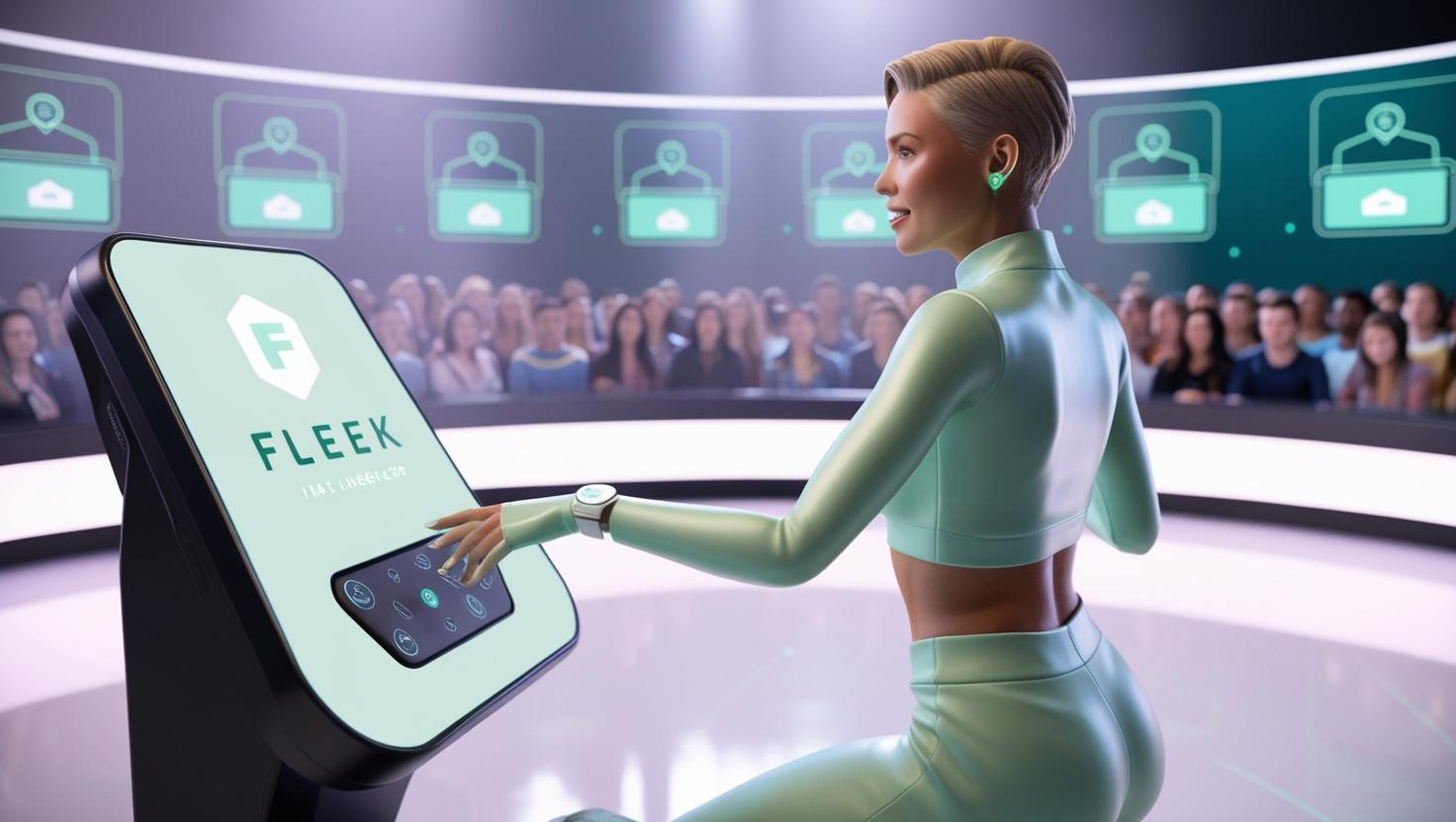 Fleek: A Fully Managed Platform for AI Agents and Virtual Influencers