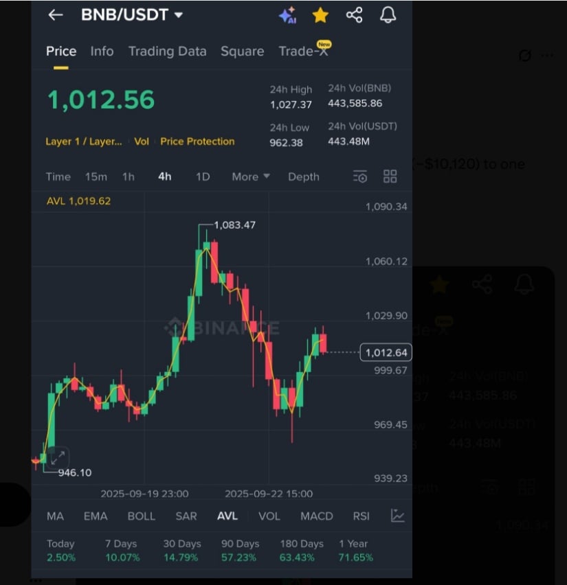 Binance Coin Price Climbs Past K, Showing Power of Long-Term Holding