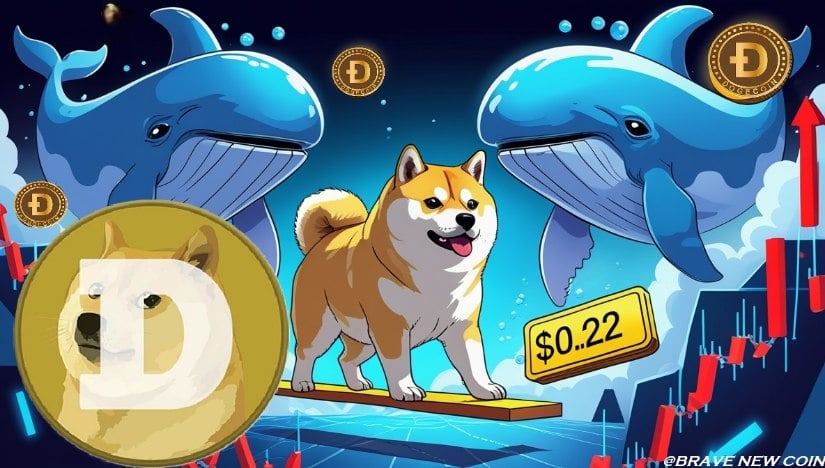 Dogecoin (DOGE) Price Prediction: Dogecoin Holds $0.22 Support—Can Whales Accumulate as ETF Buzz Builds?