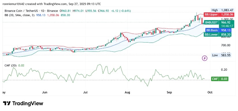 Binance Coin Targets ,000 as Bulls Tighten Grip