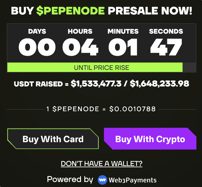 Wisconsin and Massachusetts Spark Big Crypto Buzz as PEPENODE Presale Heats Up