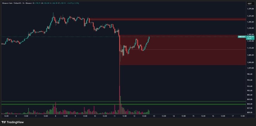 BNB Price Surges Toward 00 as Buyers Regain Control After Market Drop