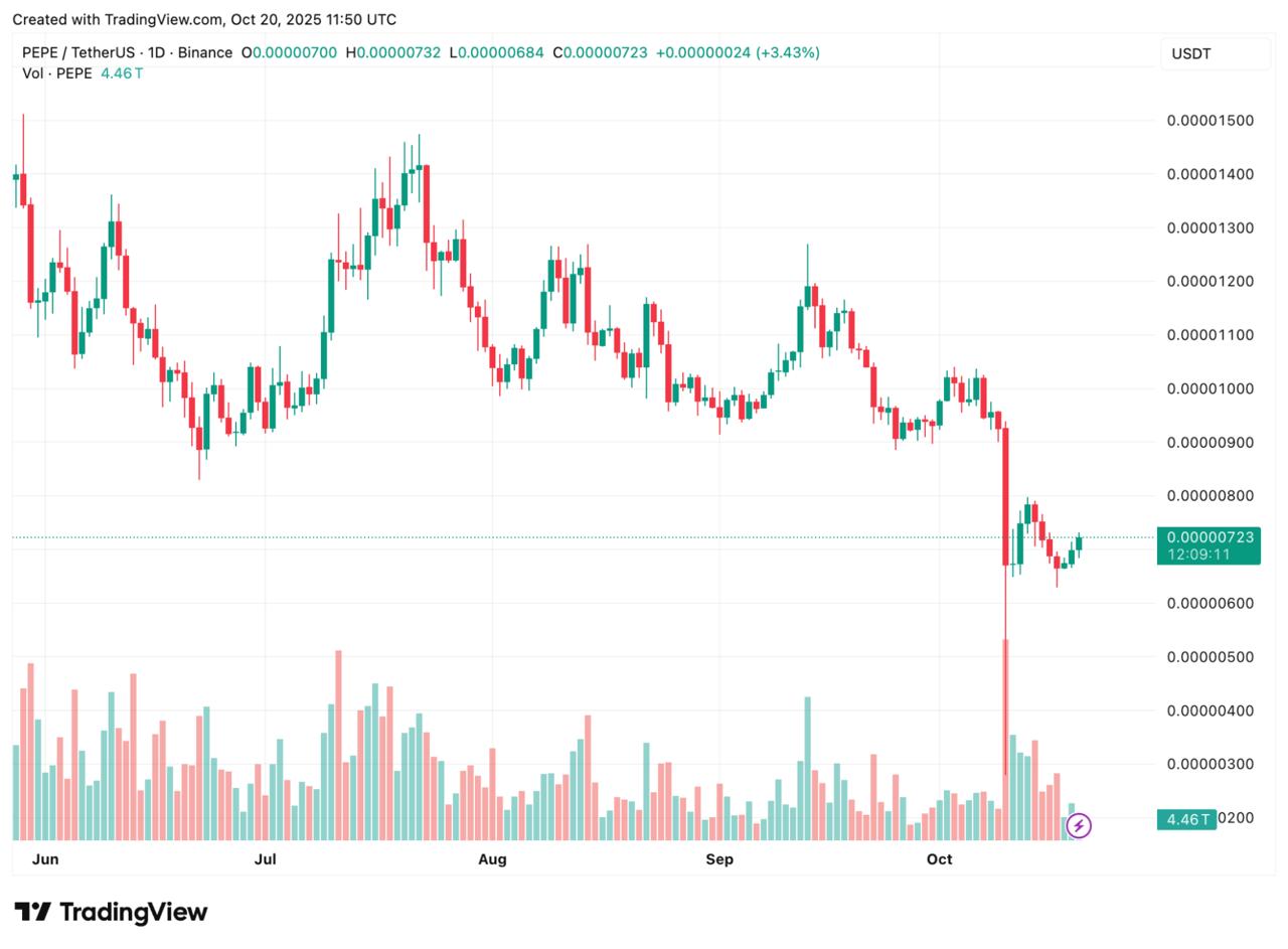 Pepe Coin Update: PEPE Investors Anticipate 2025 Rally Following Strong Whale Activity, Could It Lead Meme Season?