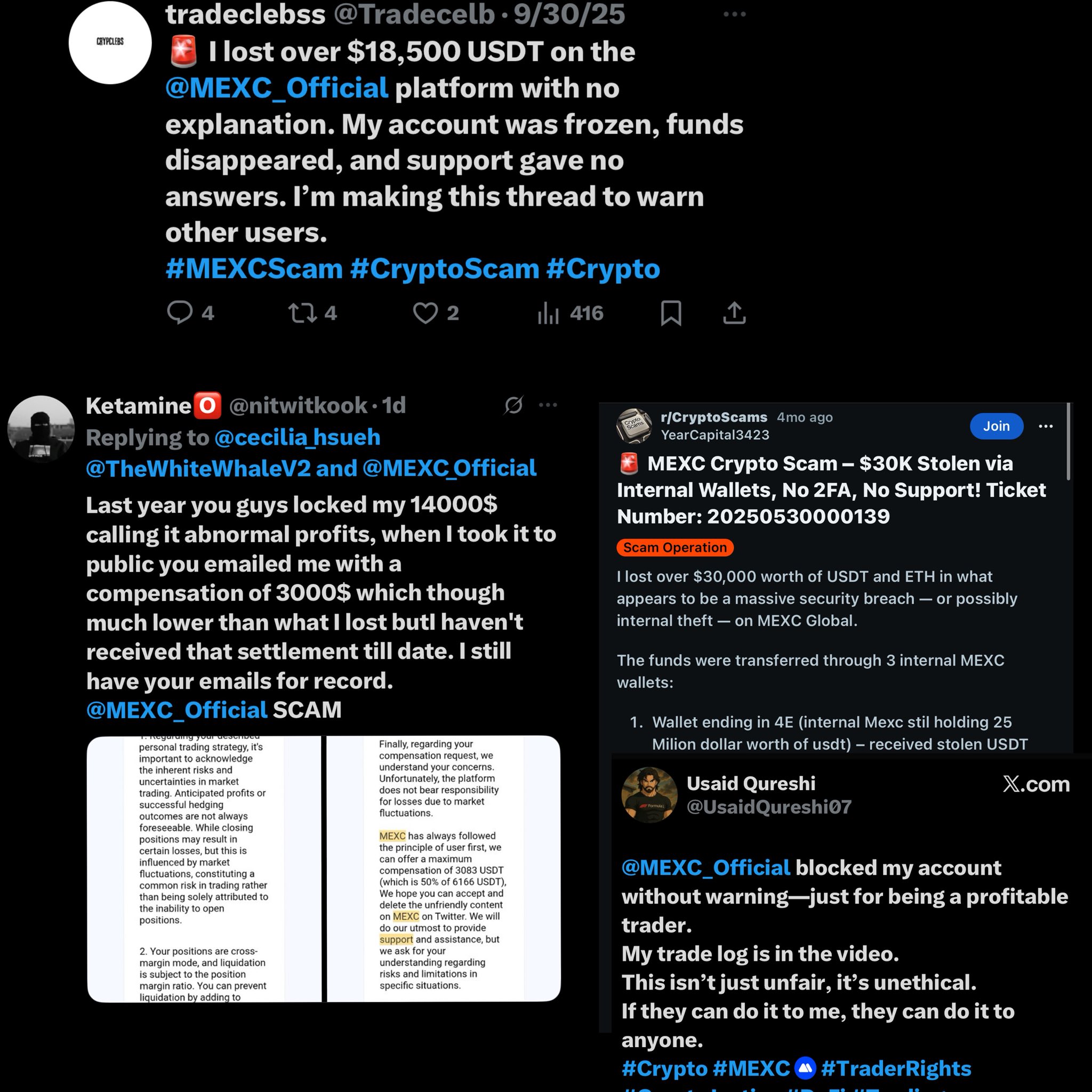 MEXC hit with accusations from an anonymous X account