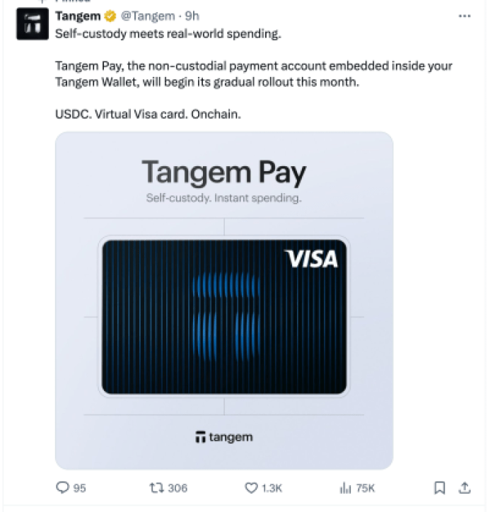 Tangem Launches Virtual Visa Card for Stablecoin Payments – Is Best Wallet Next? Tangem Launches Virtual Visa Card for Stablecoin Payments – Is Best Wallet Next?