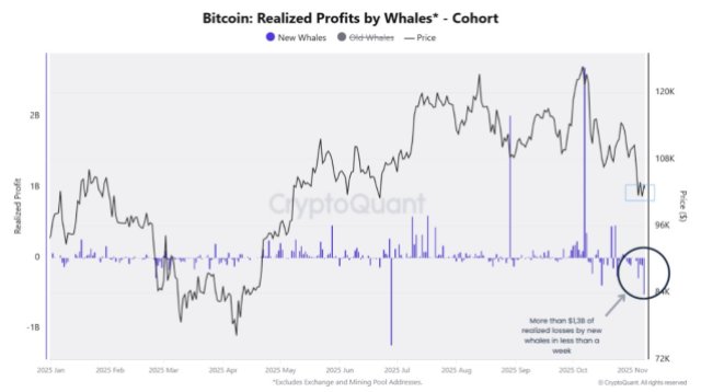 Bitcoin Sees Wave Of Whale Capitulation, And New Entrants Are Leading The Sell-Off Bitcoin Sees Wave Of Whale Capitulation, And New Entrants Are Leading The Sell-Off
