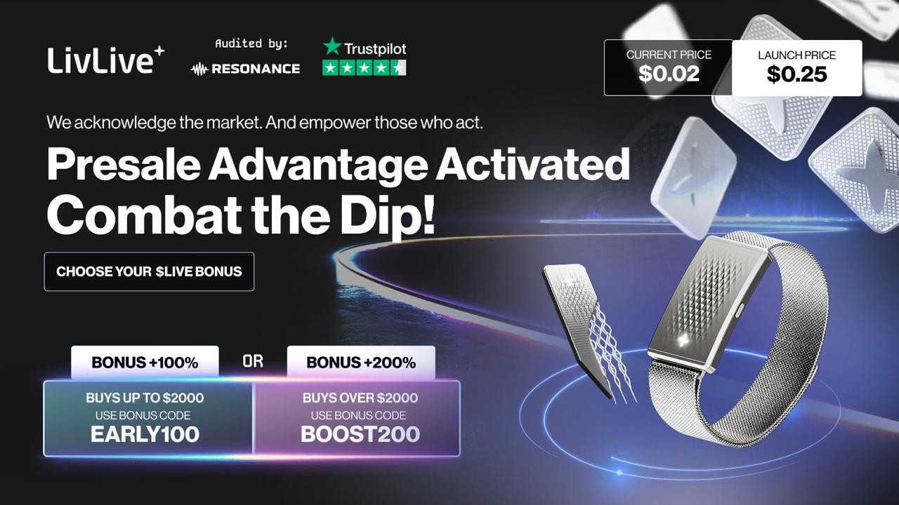 LivLive ($LIVE) Breaks Into Top 2025 Crypto Picks After Raising .1M While Nexchain (NEX) and Unstaked ($UNSD) Report Strong Stage Activity