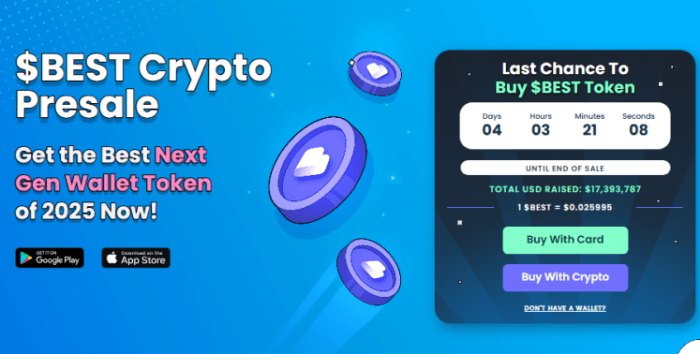 4 Days Left Until Best Wallet Token Presale Ends: Explosion Soon? 4 Days Left Until Best Wallet Token Presale Ends: Explosion Soon?