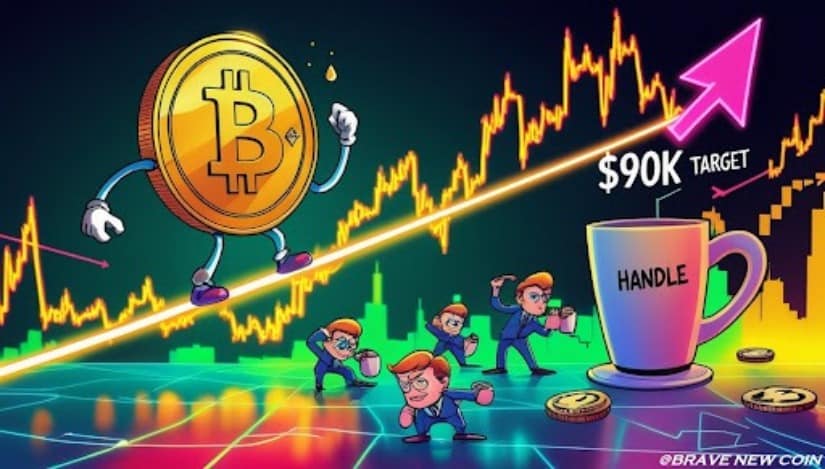 Bitcoin Price Prediction: BTC Price Tests Key Trendline Amid Potential Weekly Cup-and-Handle Pattern Toward K