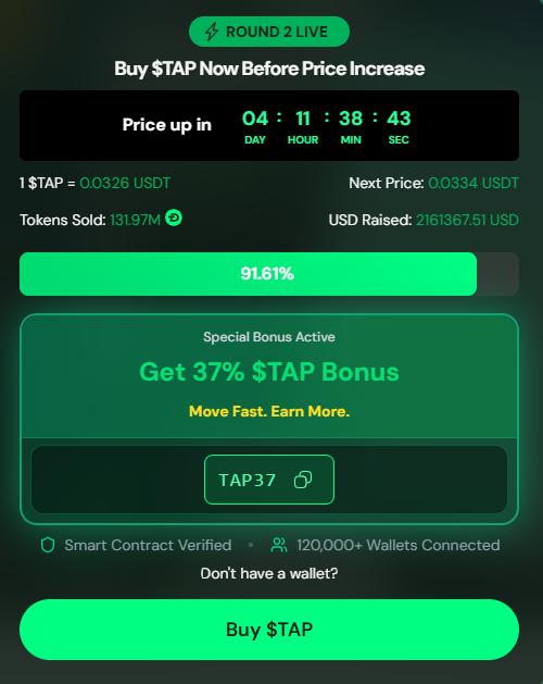 XRP Price Prediction 2026: Why Digitap ($TAP) Might Deliver 100x Bigger Gains XRP Price Prediction 2026: Why Digitap ($TAP) Might Deliver 100x Bigger Gains