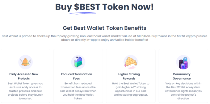 Next Crypto to Explode? 2 Days Left of Best Wallet Token’s .5M Presale