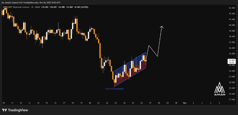 Hyperliquid (HYPE) Price Prediction: Strong Rebound Pushes HYPE Towards Target Zone Hyperliquid (HYPE) Price Prediction: Strong Rebound Pushes HYPE Towards Target Zone