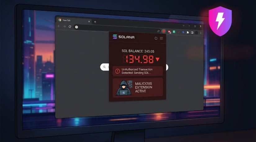 Malicious Chrome Extension Secretly Steals From Solana Traders