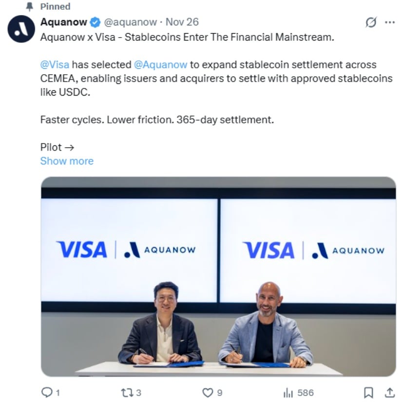 Visa Expands Stablecoin Payments to Europe, Middle East and Africa Through New Partnership Visa Expands Stablecoin Payments to Europe, Middle East and Africa Through New Partnership