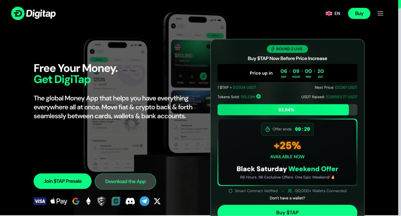 Best Crypto To Buy Now: Remittix Tops Presale Rankings Over Digitap and BlockchainFX Best Crypto To Buy Now: Remittix Tops Presale Rankings Over Digitap and BlockchainFX