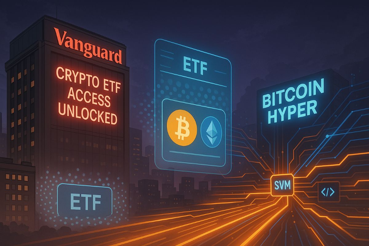 Vanguard Lifts Crypto ETF Ban, Reveals Bitcoin Hyper’s High-Upside Narrative