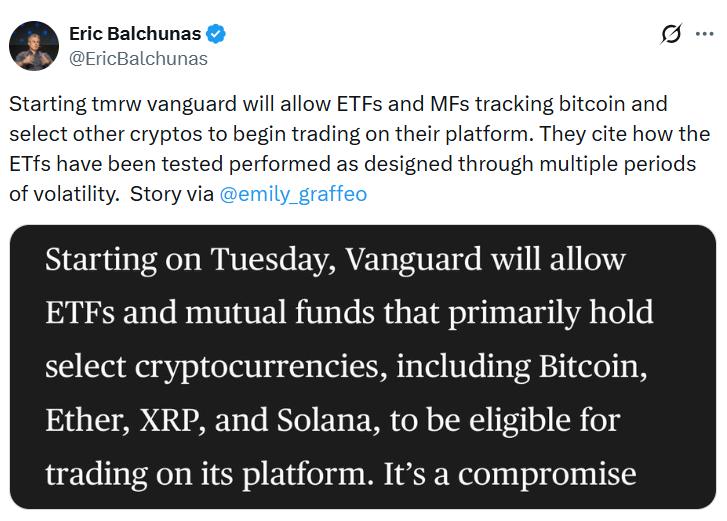 Best Crypto Presale: Vanguard Opens Crypto ETF Access as DeepSnitch AI Presale Surges Past 0K Best Crypto Presale: Vanguard Opens Crypto ETF Access as DeepSnitch AI Presale Surges Past 0K