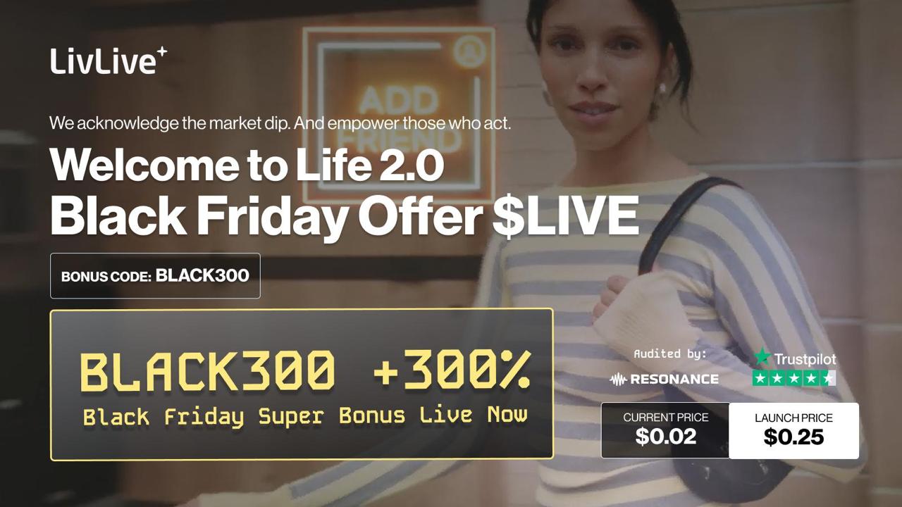 Next Crypto to Explode? LivLive’s 300% Bonus Ignites Presale Fever Next Crypto to Explode? LivLive’s 300% Bonus Ignites Presale Fever