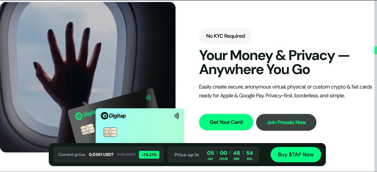 HYPE Hits : Why Digitap ($TAP) is the Best Crypto Presale December Follow-Up