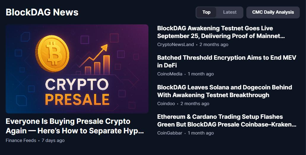 BlockDAG Raises 0M+ in Record-Breaking Presale, Setting New Benchmark for 2025 Crypto