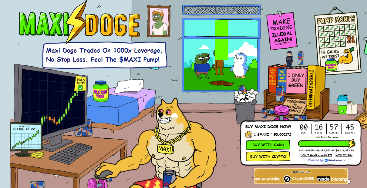 Best Meme Coins to Buy Now: Maxi Doge and Pepenode Pull Ahead as Dogecoin and Shiba Slow Down