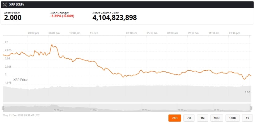 XRP Price Prediction:  Support Under Pressure — Will the 20-Month EMA Trigger the Next Rebound?