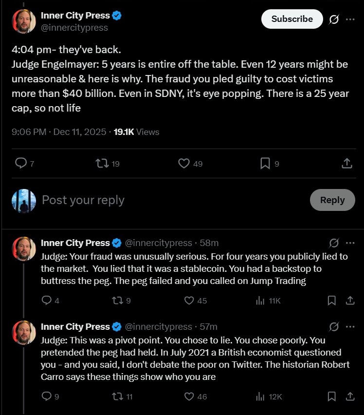 Terra Founder Do Kwon Sentenced to 15 Years in Prison for Fraud