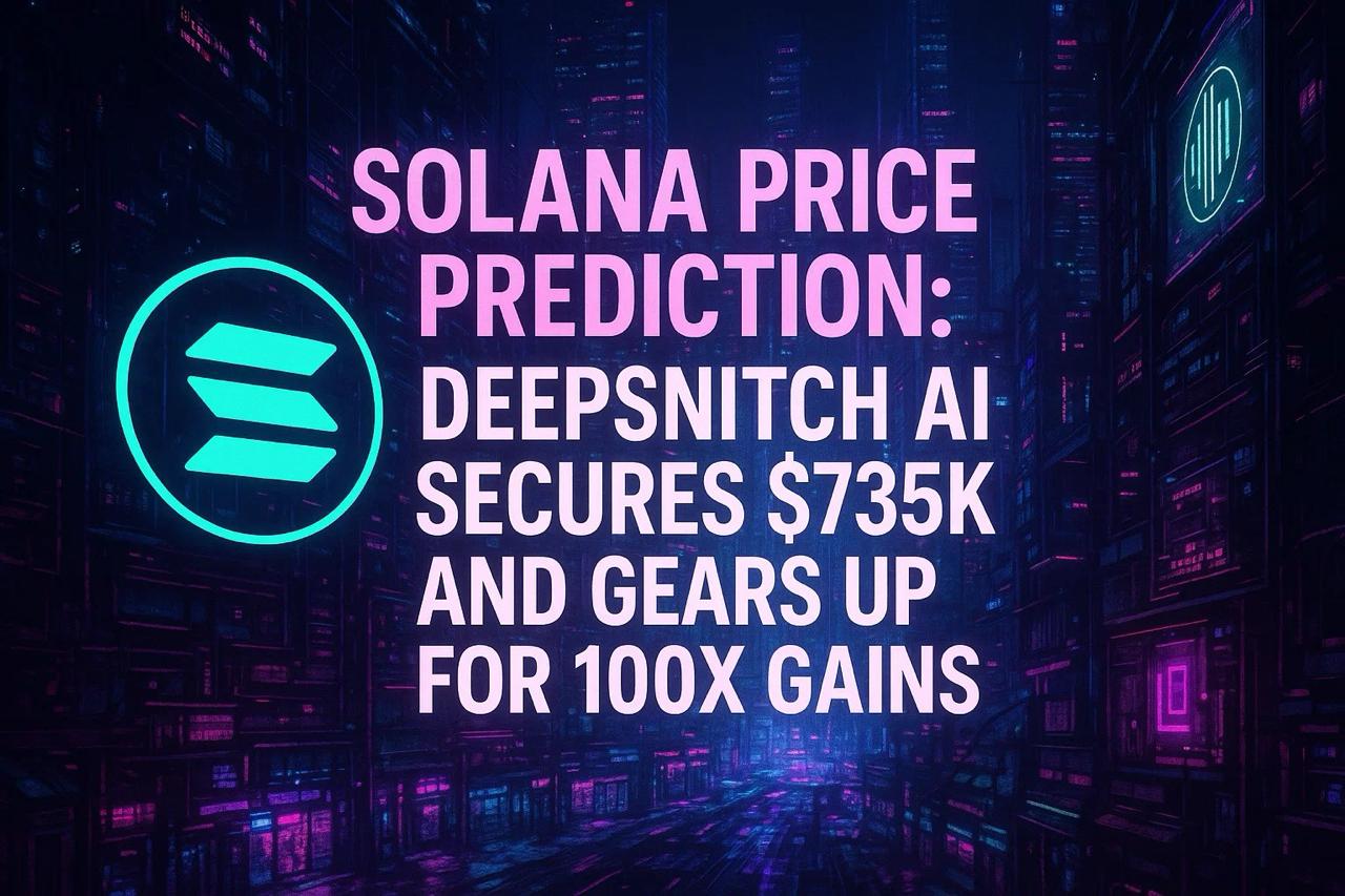 Solana Price Prediction: FED Uncertainty Hits Markets as DeepSnitch AI Eyes 100x Gains