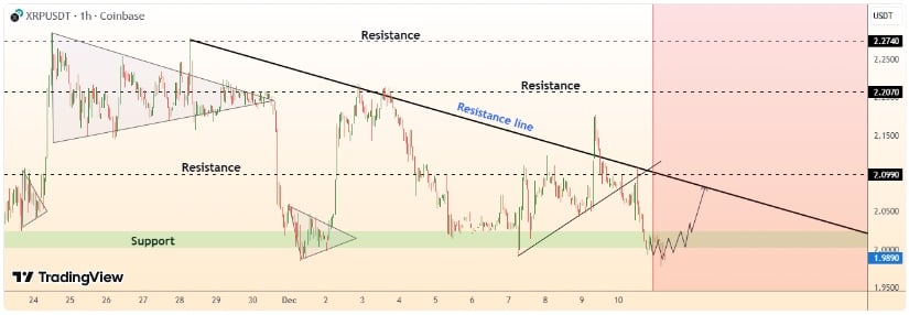 XRP Price Prediction:  Support Under Pressure — Will the 20-Month EMA Trigger the Next Rebound?