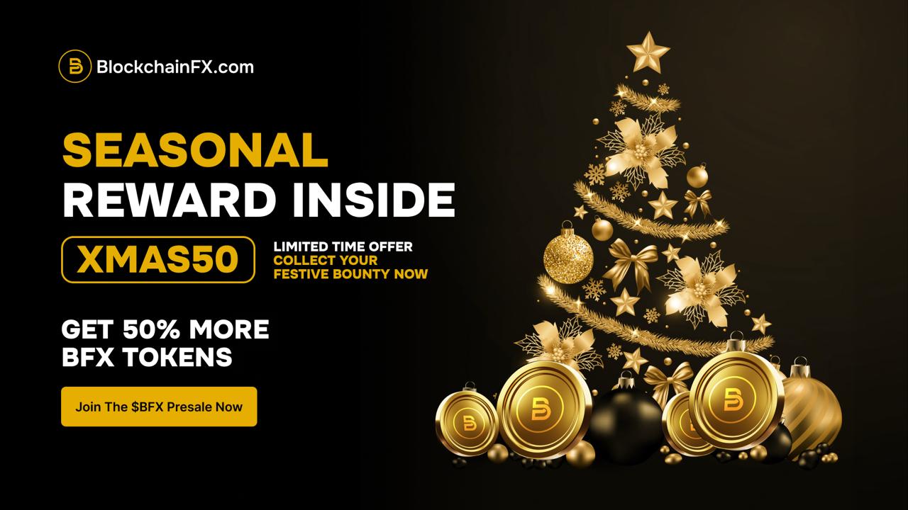 BlockchainFX’s M Presale Just Got Merrier - The Best Crypto to Invest In This Christmas With 50% Bonus