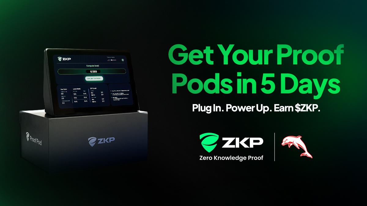 First Proof Pod Delivered by Zero Knowledge Proof (ZKP); Viral Unboxing Triggers Buying Surge as Hedera &amp; Tron Stay Flat
